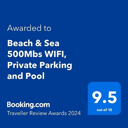 & Sea Apt, Fast Wifi, Airco, Private Parking And Pool Apartment Portimão